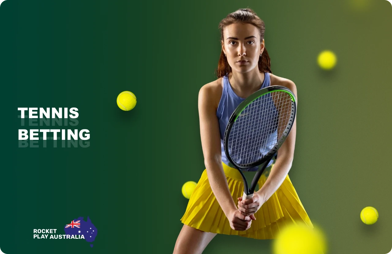 Tennis fans can bet in the RocketPlay, as well as follow matches online